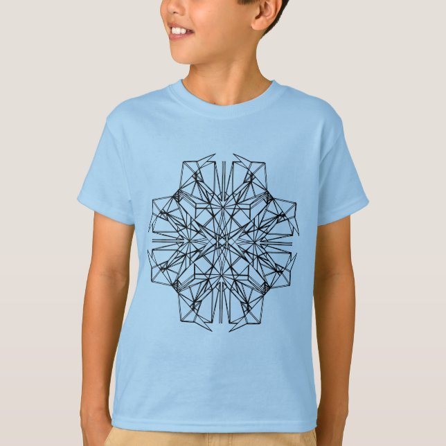 Camiseta simetria geométrica (Frente)