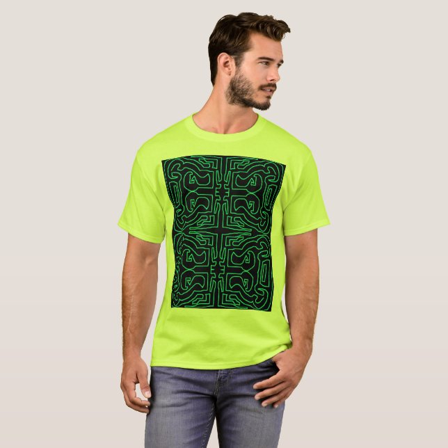 Camiseta Simetria Tribal T-Shirt (Frente Completa)