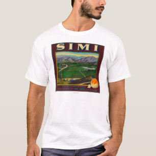 Camiseta Simi LabelSanta alaranjado Susana, CA