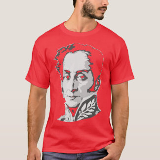 Camiseta Simon Bolivar Black e White