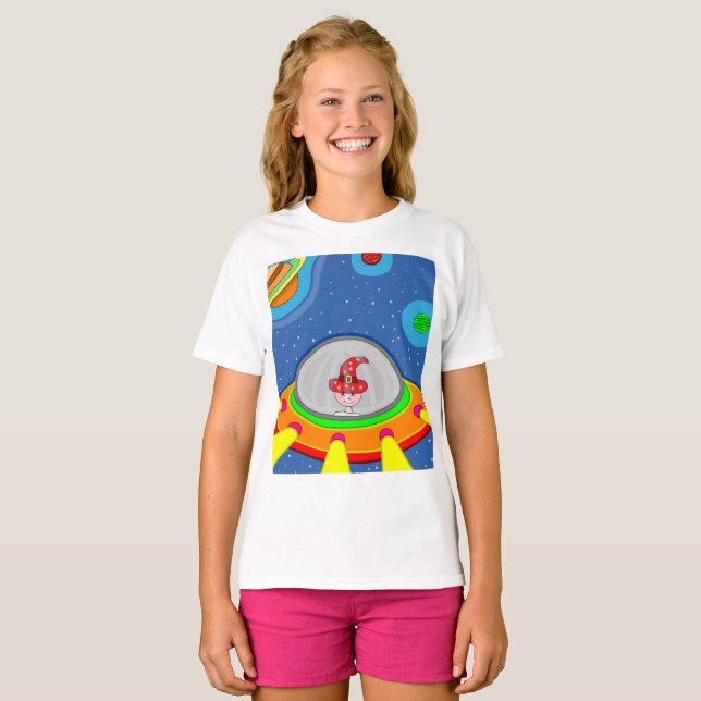 Camiseta Simon e a Espaçonave (Frente Completa)