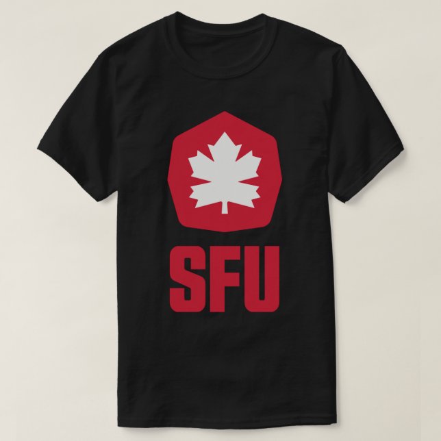 Camiseta Simon Fraser SFU Clan Sticker (Frente do Design)