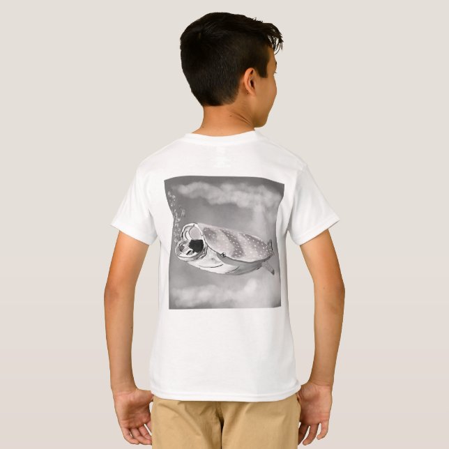 Camiseta Simon The Whale Shark (Parte Traseira Completa)