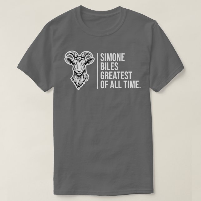 Camiseta Simone Bilha o GOAT o maior de todos os tempos (Frente do Design)