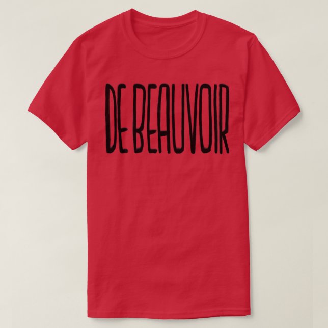 Camiseta Simone de Beauvoir (Frente do Design)