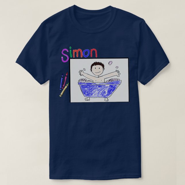 Camiseta Simons Drawring (Frente do Design)