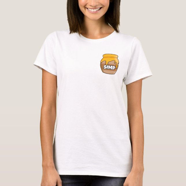 Camiseta Simp para mulheres (Frente)