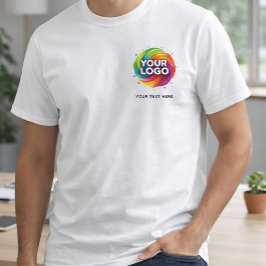 Camiseta Simple Add Your Logo and Text Business