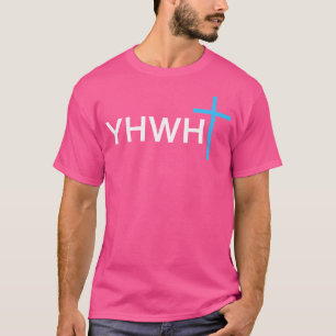 Camiseta Simple Cross Yhwh Yahweh Christian Jesus Nome