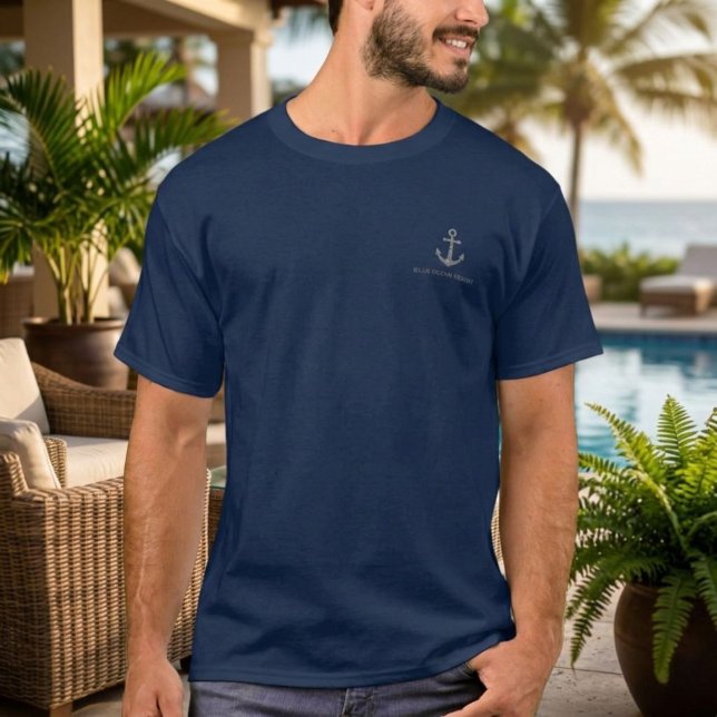 Camiseta Simple Custom Unisex T-Shirt for Company (Criador carregado)