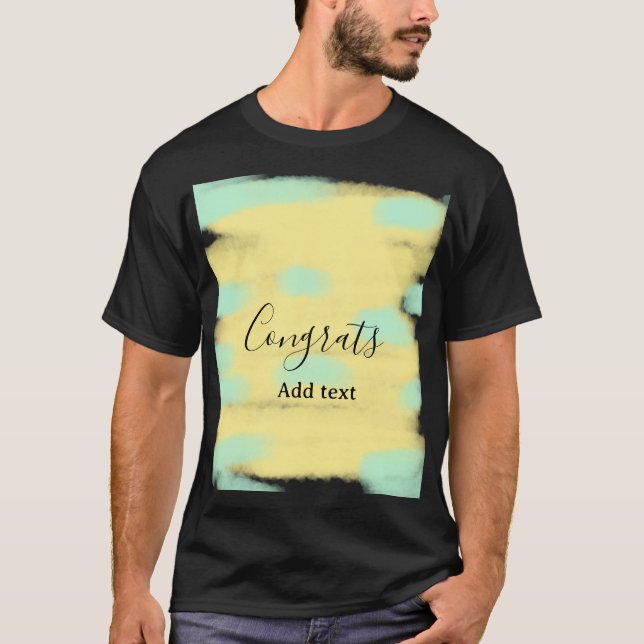 Camiseta Simple minimal congratulations graduation add your (Frente)