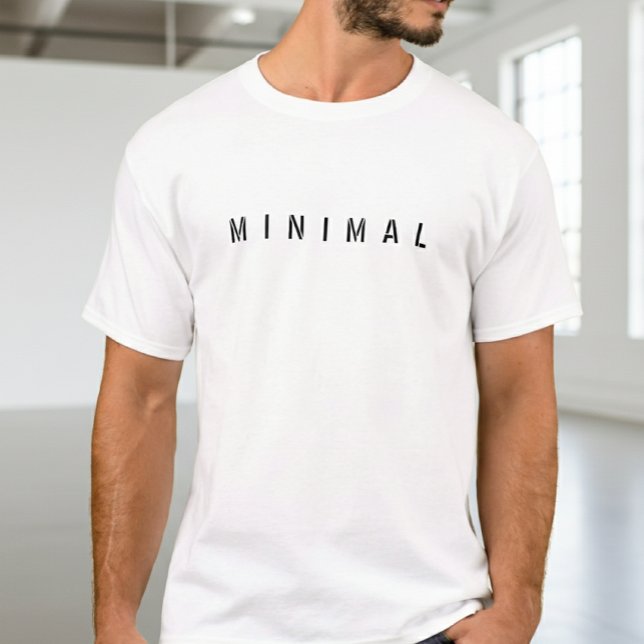 Camiseta Simple T-shirt, Minimalist T-shirt (Criador carregado)