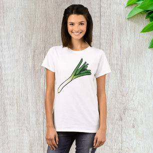Camiseta Simples Alho-Poró Vegetal