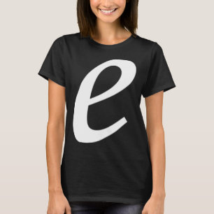 Camiseta Simples Bold Large White - Letra Itálico Minúscula