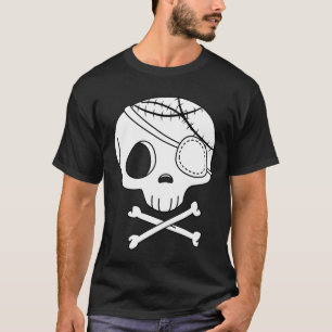 Camiseta Simples Boo Spooky Halloween Skull