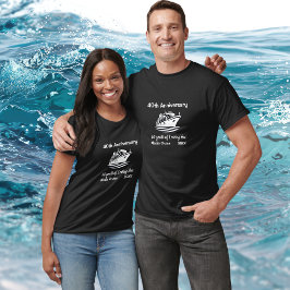 Camiseta Simples Cruzeiro de 40º Aniversário no Alasca Pers