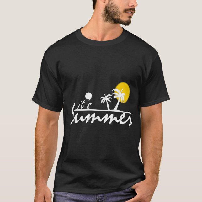 camiseta simples de verão (Frente)