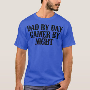 Camiseta Simples Dizendo Pai Engraçado Por Jogador De Dia À