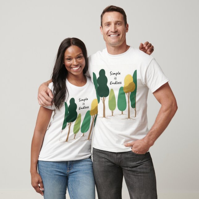 Camiseta Simples é Sem Fim (Unissex)