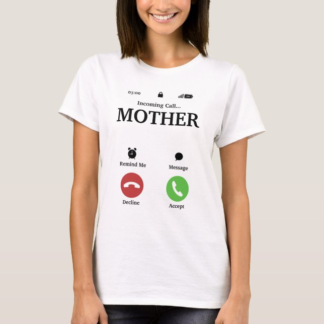 Camiseta Simples Engraçado Qualquer Nome Recebido Chamada T (Frente)