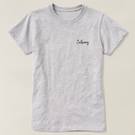 Camiseta Simples Estilo Catberry