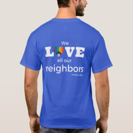 Camiseta Simples Front Love Our Vizinhos v2