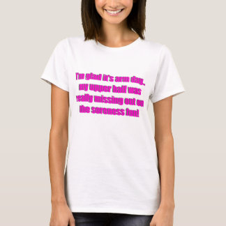 Camiseta Simples Giro de Humor de Workout