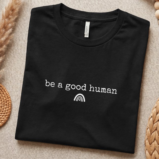 Camiseta Simples Mensagem de Bondade Positiva (Criador carregado)