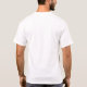 Camiseta Simples minimalista de logotipo comercial em círcu (Verso)
