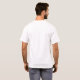 Camiseta Simples minimalista de logotipo comercial em círcu (Parte Traseira Completa)