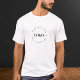 Camiseta Simples minimalista de logotipo comercial em círcu (Criador carregado)