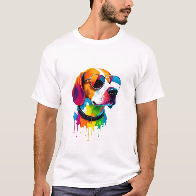 Camiseta simples, moderna e trendy com o nome do a (Frente)