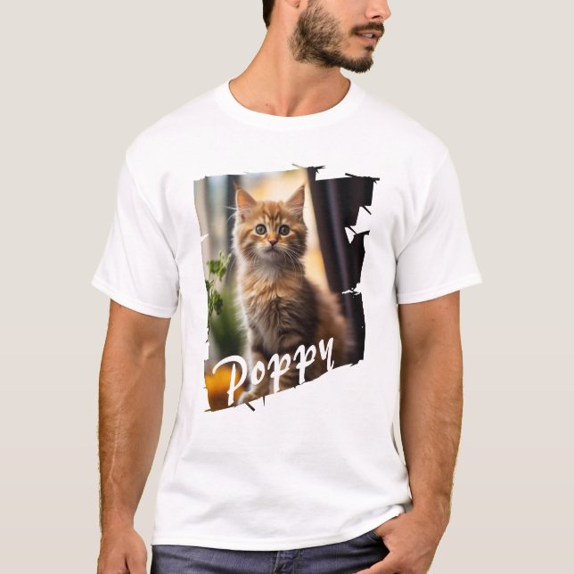 Camiseta Simples Moderno Legal de Pet (Frente)