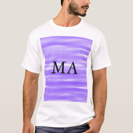 Camiseta Simples monograma adicione seu nome com letra míni