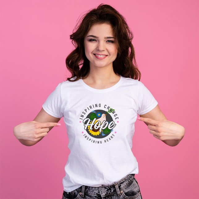 Camiseta Simples Mulheres Inspiradoras (Criador carregado)