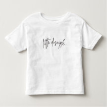 Camiseta simples para menino/menina Little Discipl