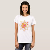 Simples Ponto Colorido Mandala 8
