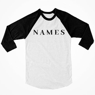 Camiseta Simples Preto Personalizado Adicionar Seu Nome Ele