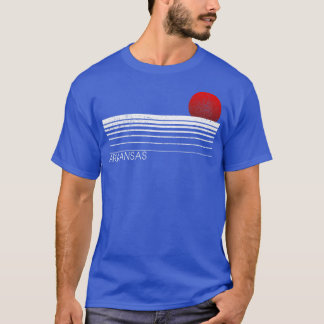 Camiseta Simples Retro Arkansas Sunset TSirt