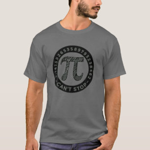 Camiseta Simples Símbolo Pi Dia Nacional Pi Não Pode Para