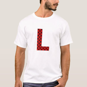 Camiseta Simples Xadrez Buffalo - Maiúscula L Buffalo Plai