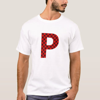 Camiseta Simples Xadrez Buffalo - Maiúscula P Buffalo Plai