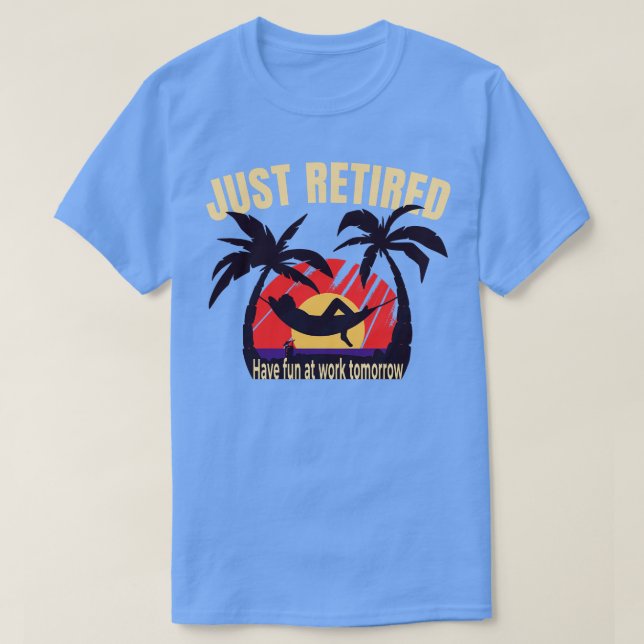 Camiseta Simplesmente Aposentada Novidade Gráfica Da Reform (Frente do Design)