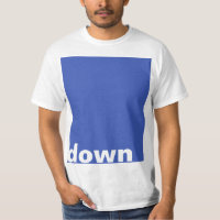 Simplesmente design "retângulo azul para baixo" +