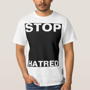Camiseta Simplesmente design "retângulo preto PARADO ODIADO