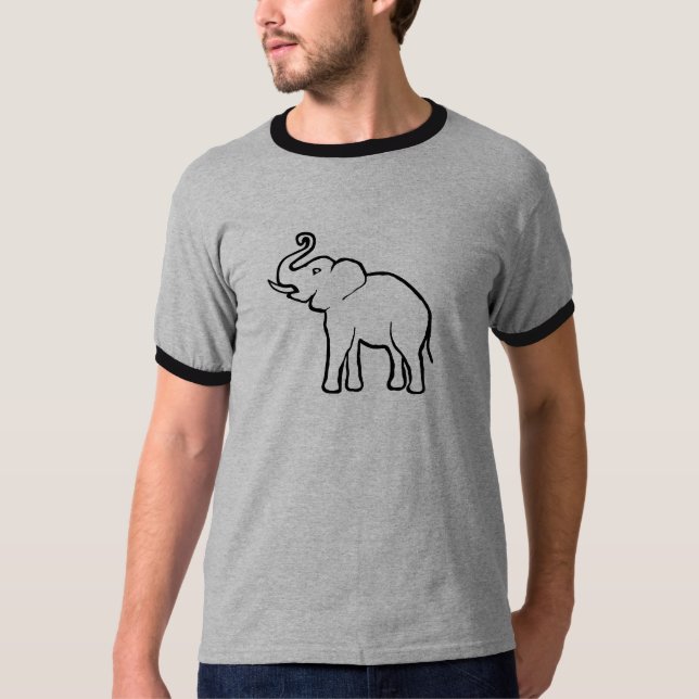 Camiseta Simplesmente elefante (Frente)