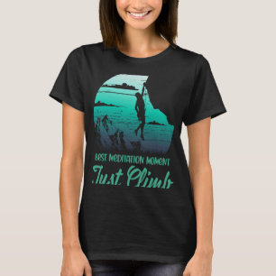 Camiseta Simplesmente escalar montanhas de muro que se este