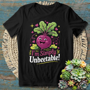 Camiseta Simplesmente In-Beter-Ável Piada de Beterraba para