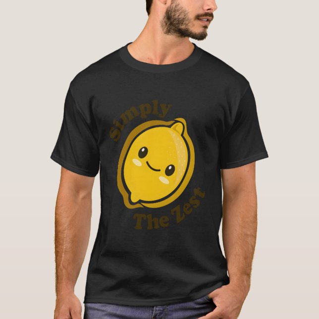 Camiseta Simplesmente O Adorável Pun De Comida De Limão Kaw (Frente)