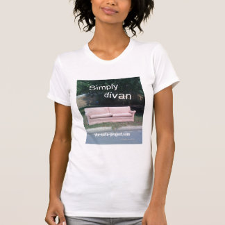 Camiseta Simplesmente o t-shirt das mulheres básicas do